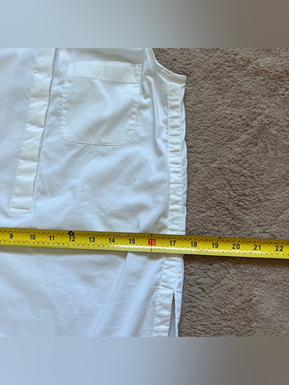 Athleta Cotton Blend Tank Tunic Preppy‎ Minimalist Sporty Outdoor Capsule Sz XXS - Picture 6 of 8